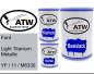 Preview: Ford, Light Titanium Metallic, YF / 11 / M6330: 500ml Lackdose + 500ml Klarlack + 250ml Härter - Set, von ATW Autoteile West.
